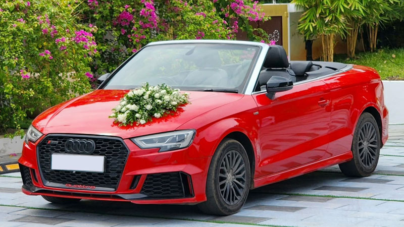 Because every love story deserves a grand arrival.